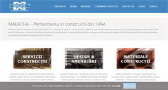 Desktop Screenshot of maur.ro