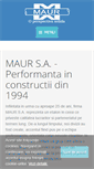 Mobile Screenshot of maur.ro